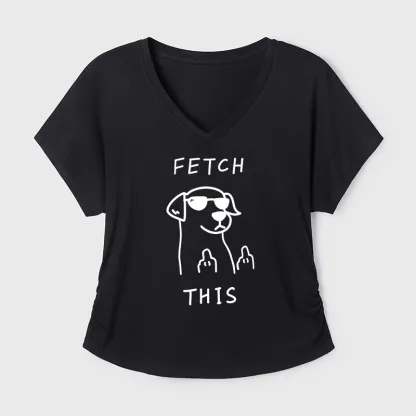 Tokyo-Tiger Rebellious Dog Modal Dolman Sleeve T-Shirt