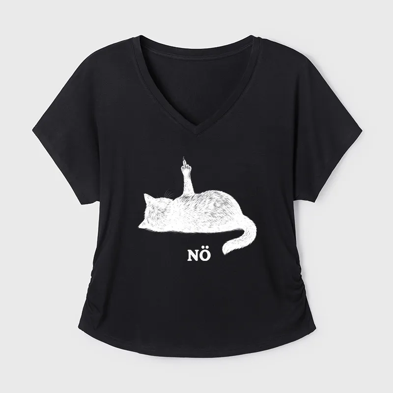 Tokyo-Tiger Cat Refused Modal Dolman Sleeve T-Shirt