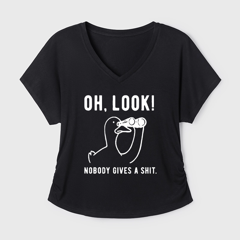 Tokyo-Tiger No One Cares About The Duck Modal Dolman Sleeve T-Shirt