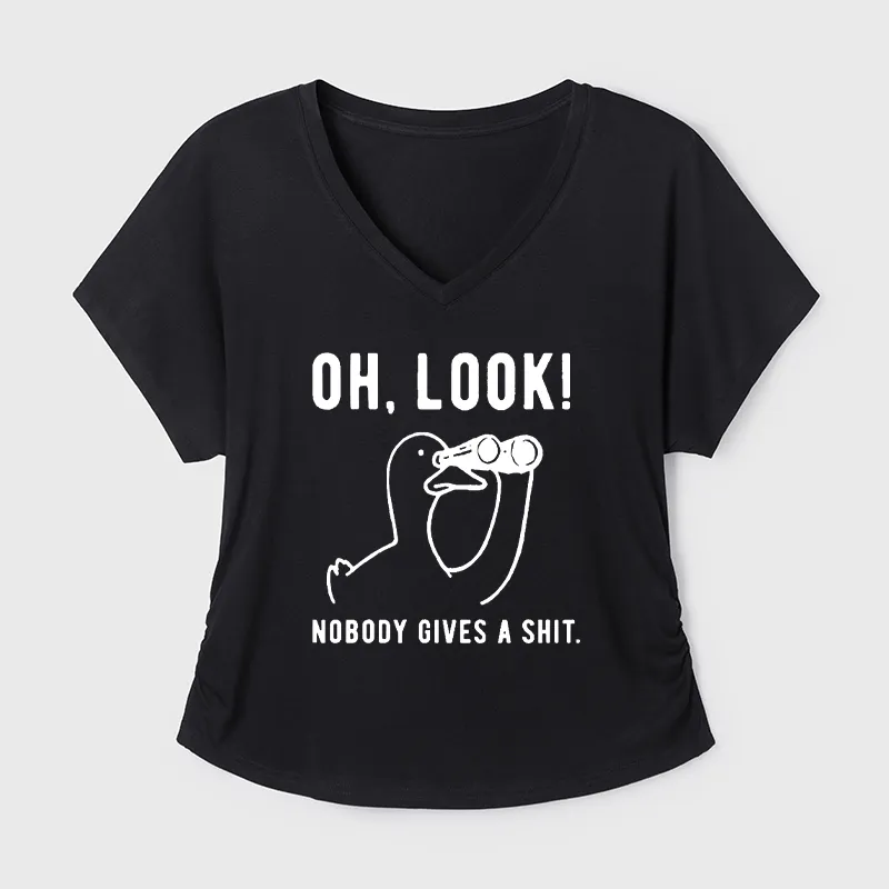 Tokyo-Tiger No One Cares About The Duck Modal Dolman Sleeve T-Shirt