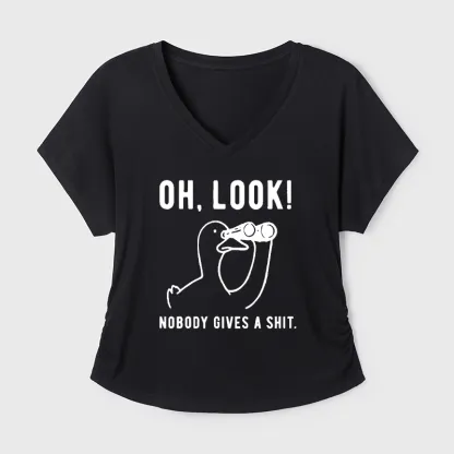 Tokyo-Tiger No One Cares About The Duck Modal Dolman Sleeve T-Shirt