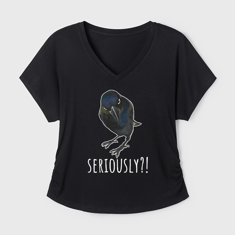 Tokyo-Tiger Raven's Question Modal Dolman Sleeve T-Shirt