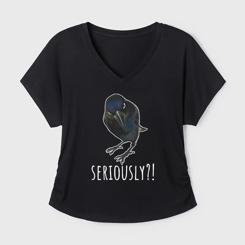 Tokyo-Tiger Raven's Question Modal Dolman Sleeve T-Shirt