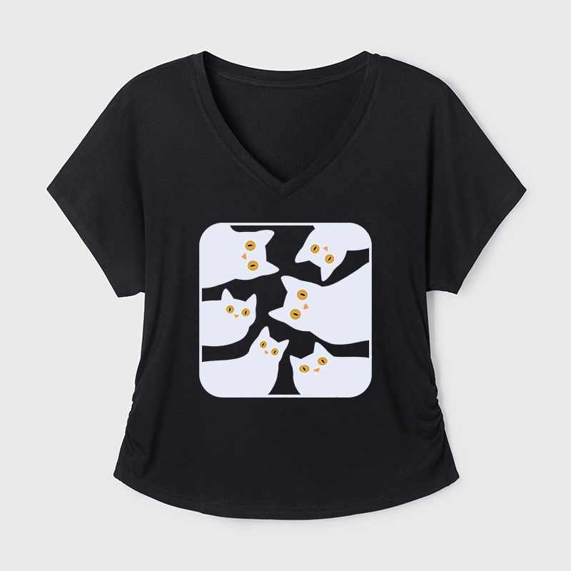 Tokyo-Tiger Cats Are Watching You Modal Dolman Sleeve T-Shirt