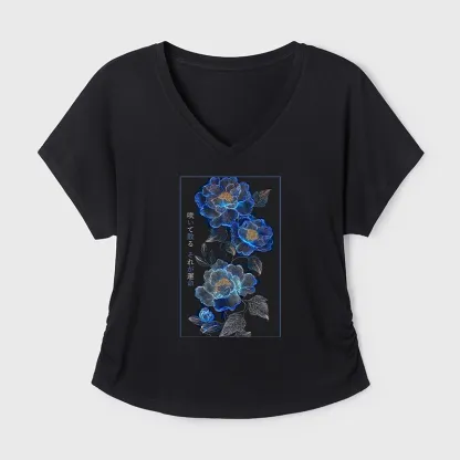 Tokyo-Tiger The Sea Of Flowers In The Darkness Modal Dolman Sleeve T-Shirt