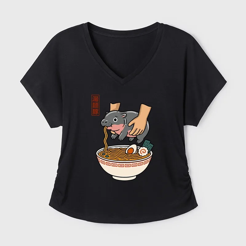 Tokyo-Tiger Noodles Got Me Modal Dolman Sleeve T-Shirt