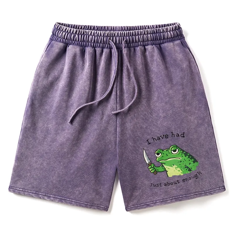 Tokyo-Tiger Impatient Frog Washed Shorts