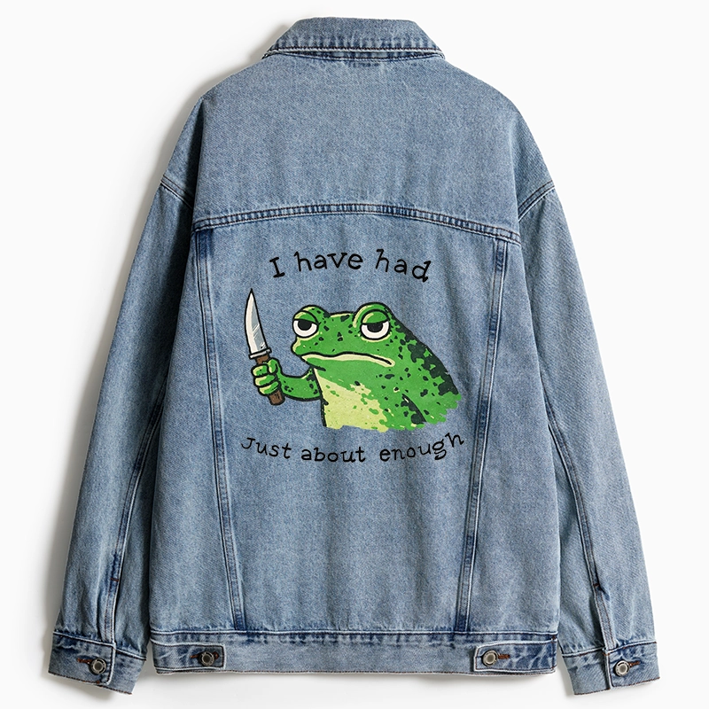 Tokyo-Tiger Impatient Frog Jean Jacket