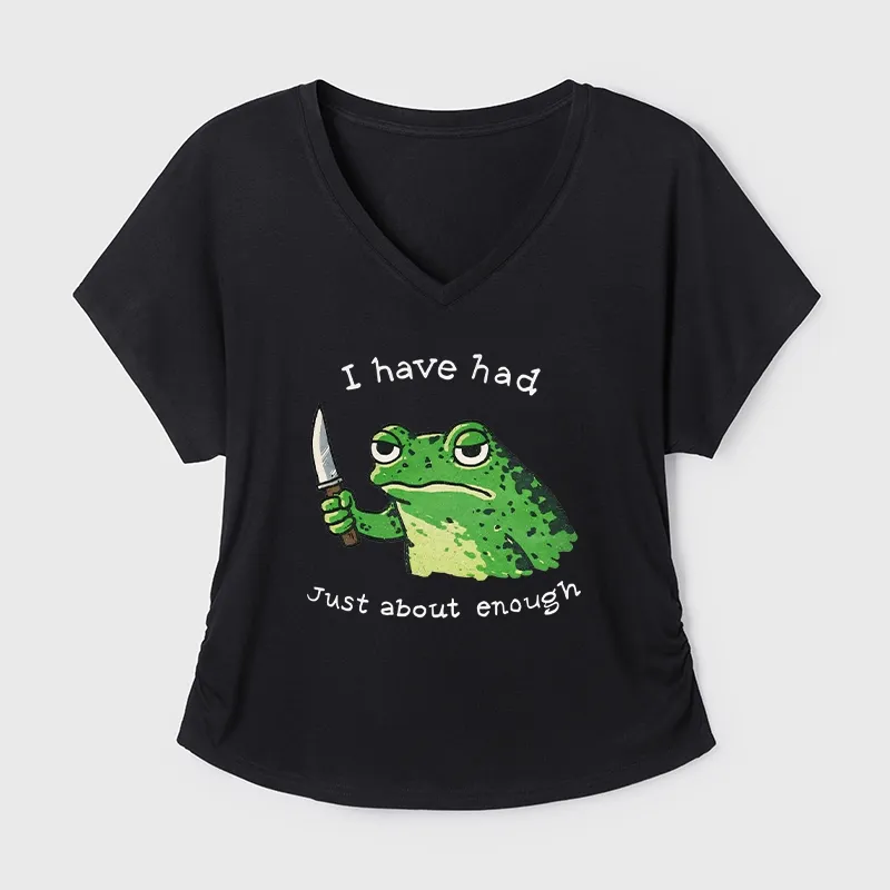 Tokyo-Tiger Impatient Frog Modal Dolman Sleeve T-Shirt Sale