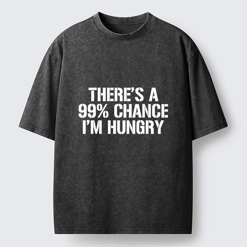 Tokyo-Tiger Hunger Level: 99% Washed T-Shirt