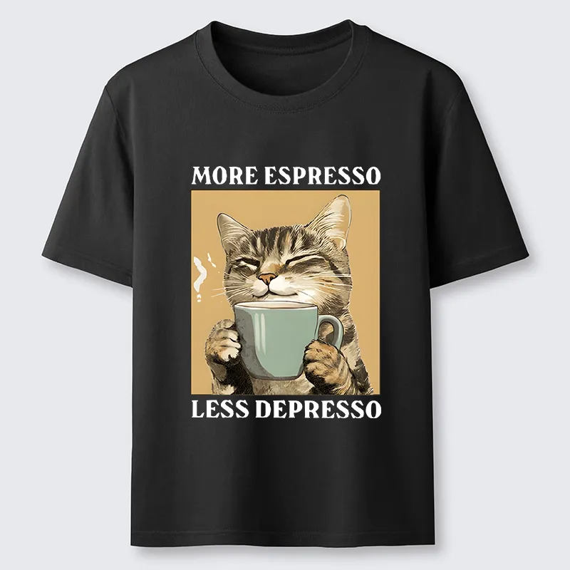 Tokyo-Tiger Cute Cat Drinking Coffee Classic T-Shirt