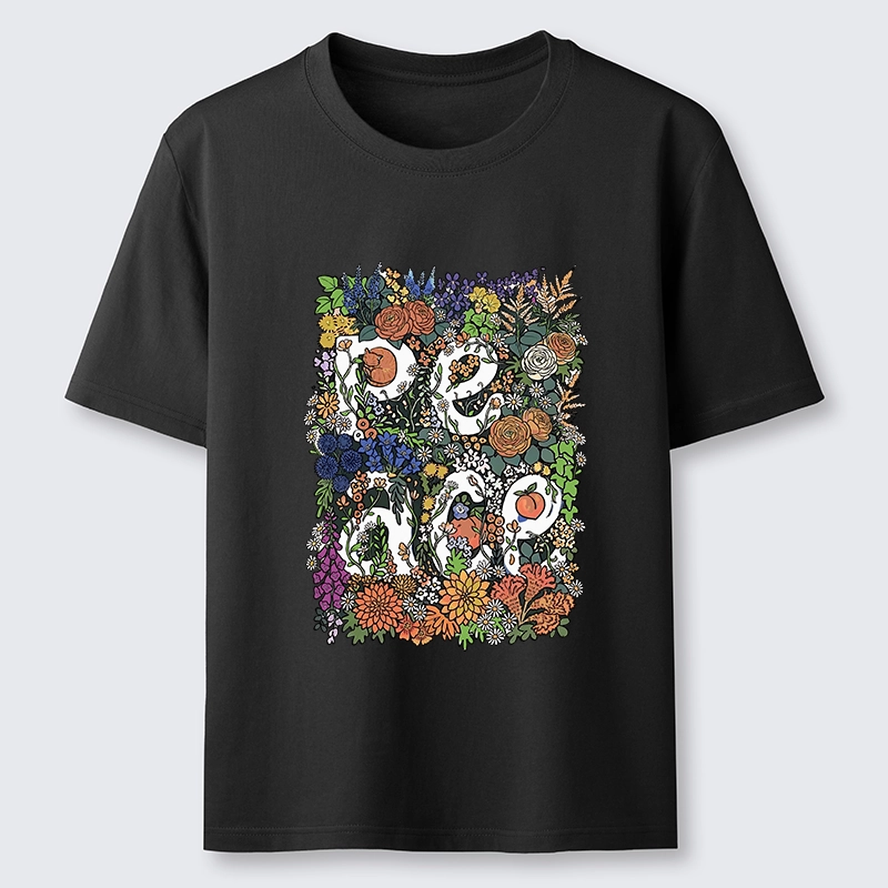 Tokyo-Tiger Peace In Flowers Classic T-Shirt