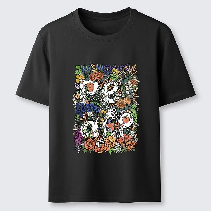 Tokyo-Tiger Peace In Flowers Classic T-Shirt