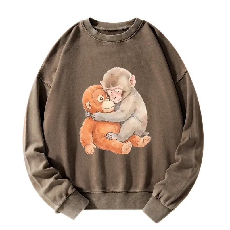 Tokyo-Tiger Poor Punch Washed Sweatshirt