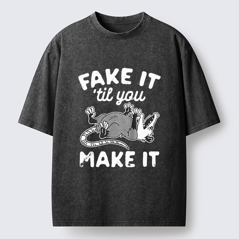 Tokyo-Tiger Pretending To Die Washed T-Shirt