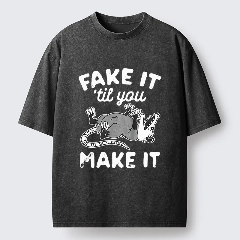 Tokyo-Tiger Pretending To Die Washed T-Shirt