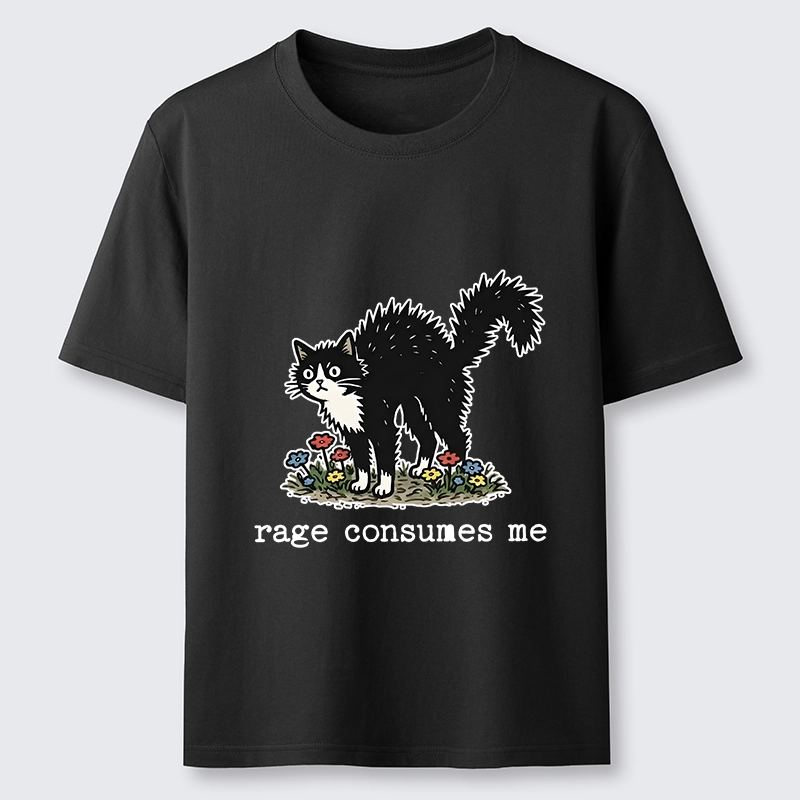 Tokyo-Tiger Angry Tuxedo Cat Classic T-Shirt