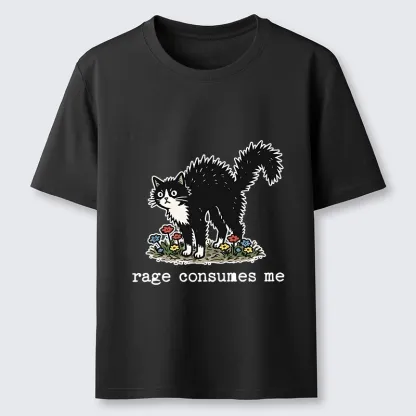 Tokyo-Tiger Angry Tuxedo Cat Classic T-Shirt