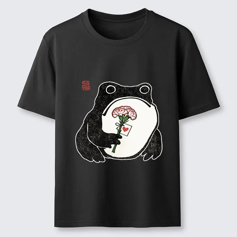 Tokyo-Tiger The Frog Holding A Carnation Classic T-Shirt