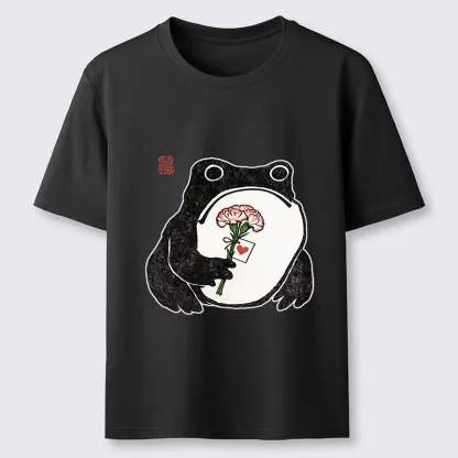 Tokyo-Tiger The Frog Holding A Carnation Classic T-Shirt