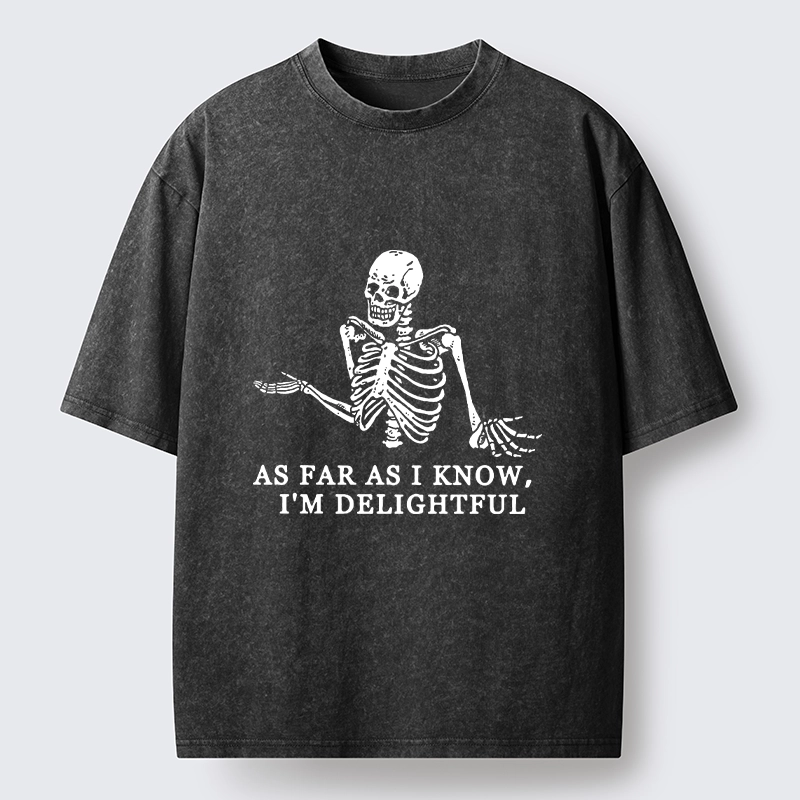 Tokyo-Tiger As Far As Bones Know Washed T-Shirt