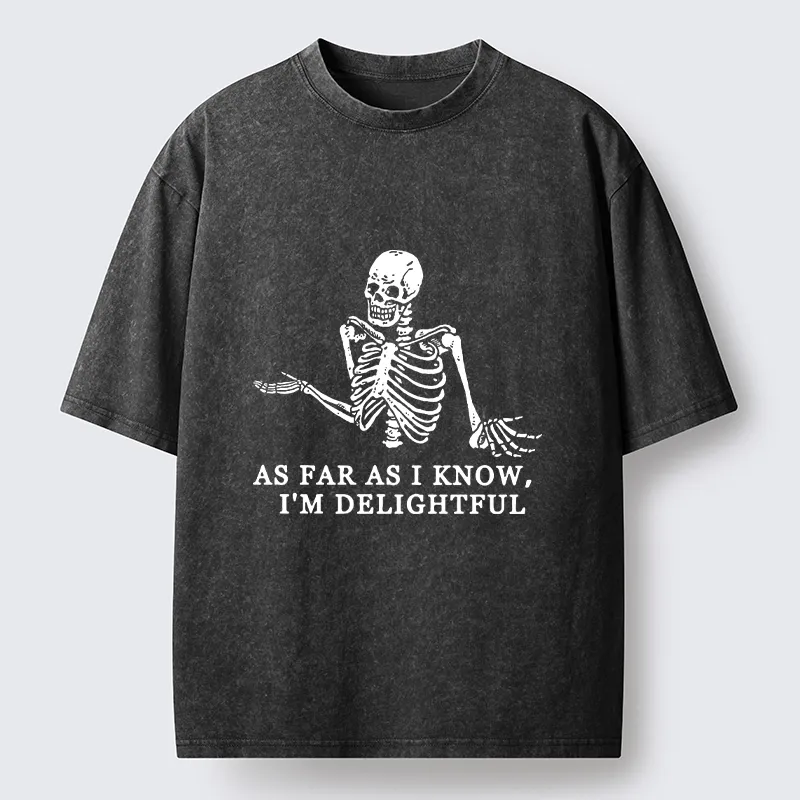 Tokyo-Tiger As Far As Bones Know Washed T-Shirt