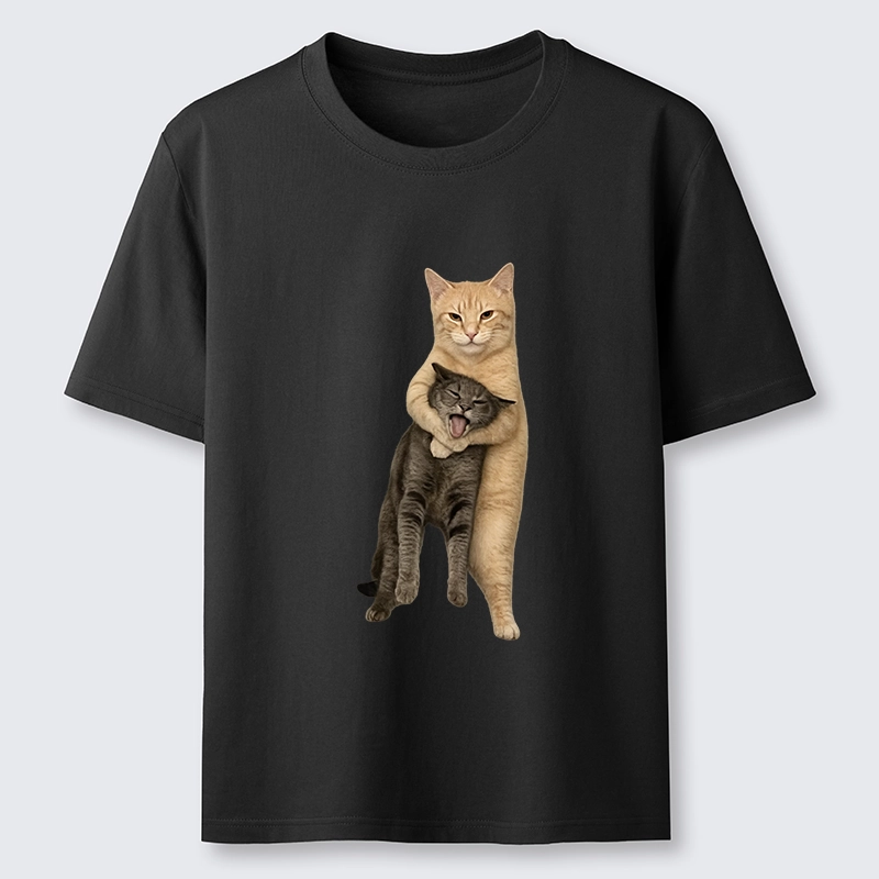 Tokyo-Tiger Orange Cat’s Tight Embrace Classic T-Shirt