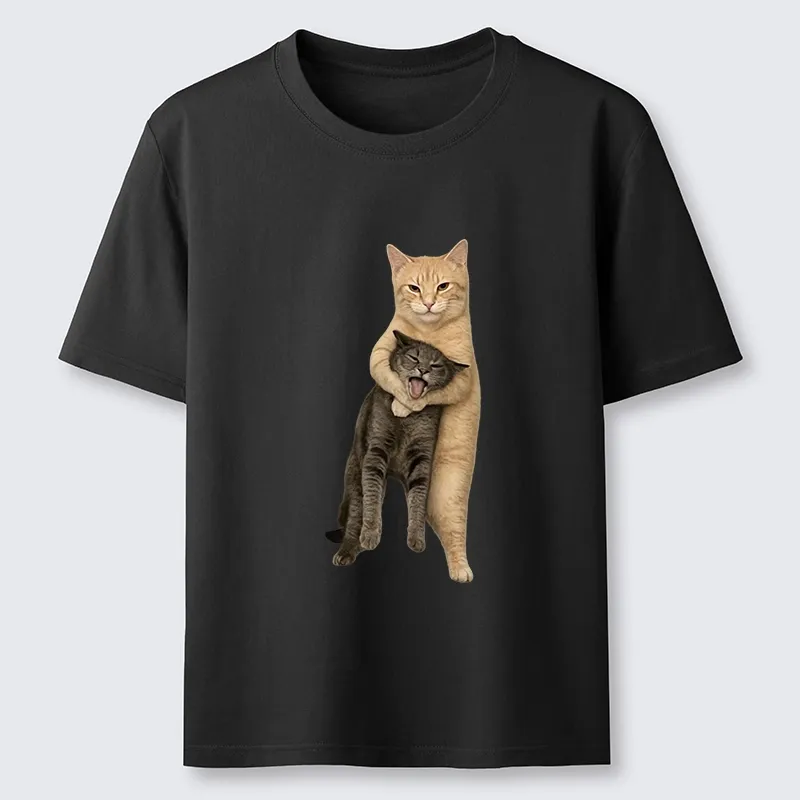 Tokyo-Tiger Orange Cat’s Tight Embrace Classic T-Shirt Sale