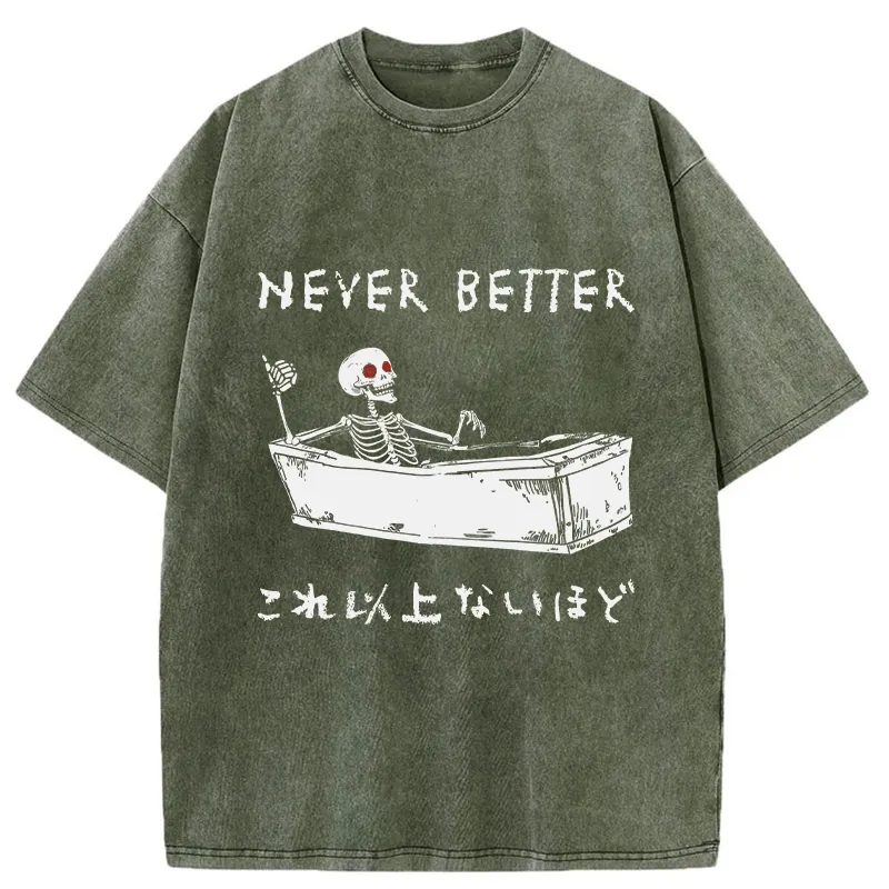 Tokyo-Tiger Never Better Washed T-Shirt