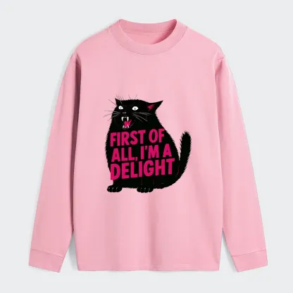 Tokyo-Tiger Roaring Black Cat Classic Long Sleeve T-Shirt