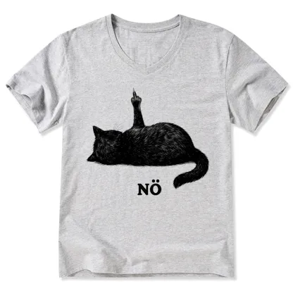 Tokyo-Tiger Cat Refused V-Neck Classic T-Shirt