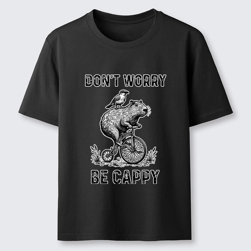 Tokyo-Tiger Happy Capybara On Wheels Classic T-Shirt