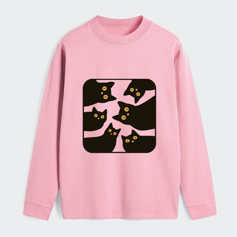 Tokyo-Tiger Cats Are Watching You Classic Long Sleeve T-Shirt