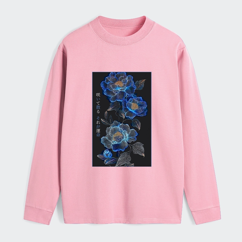 Tokyo-Tiger The Sea Of Flowers In The Darkness Classic Long Sleeve T-Shirt
