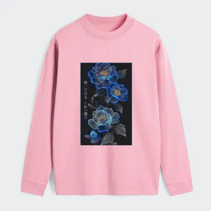 Tokyo-Tiger The Sea Of Flowers In The Darkness Classic Long Sleeve T-Shirt