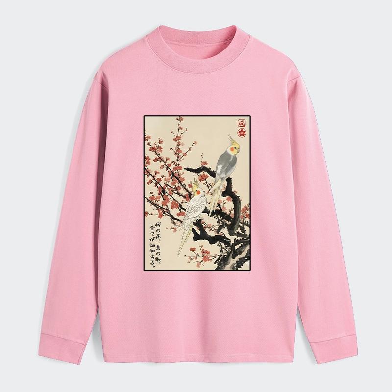 Tokyo-Tiger Whispers of Silent Blossoms Classic Long Sleeve T-Shirt
