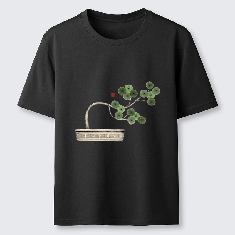 Tokyo-Tiger Minimalist Bonsai Artistry Classic T-Shirt