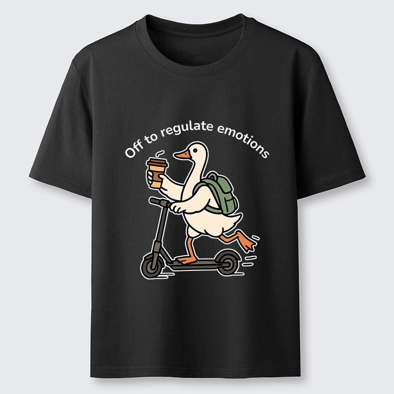 Tokyo-Tiger Scooter-Riding Duck’s Self-Care Classic T-Shirt