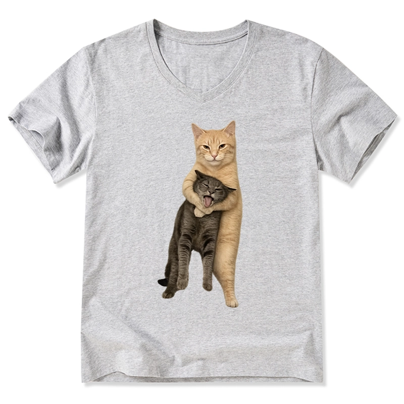Tokyo-Tiger Orange Cat’s Tight Embrace Classic T-Shirt