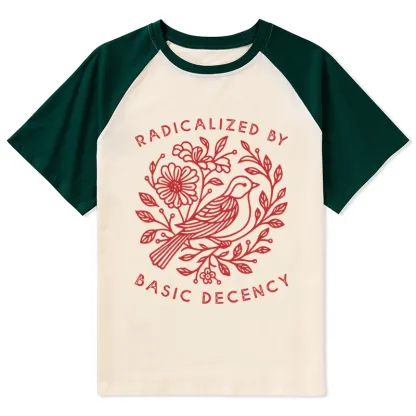 Tokyo-Tiger Pigeon That Was Moved Raglan T-shirt