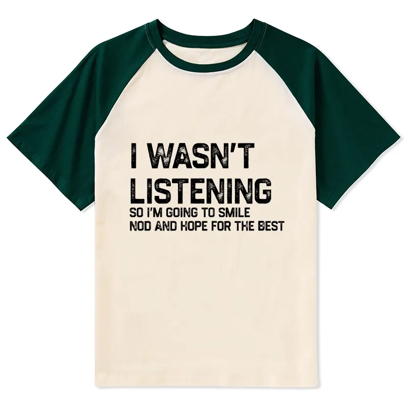 Tokyo-Tiger Indifferent To Everything Raglan T-shirt