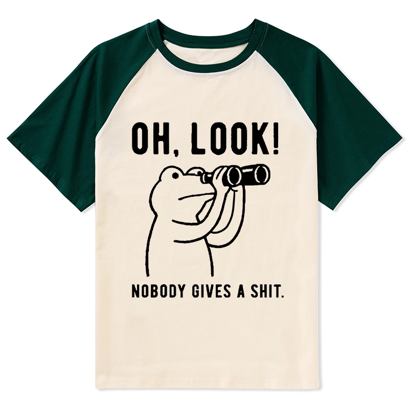 Tokyo-Tiger Frog of Indifference Raglan T-shirt