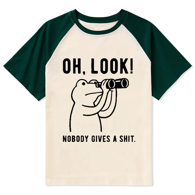 Tokyo-Tiger Frog of Indifference Raglan T-shirt