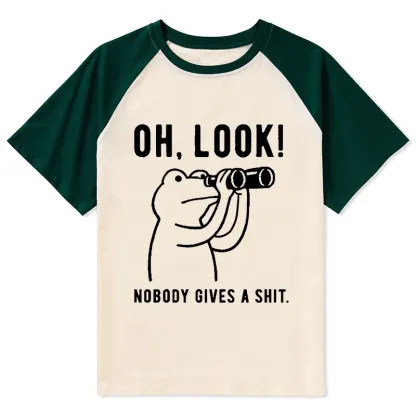 Tokyo-Tiger Frog of Indifference Raglan T-shirt