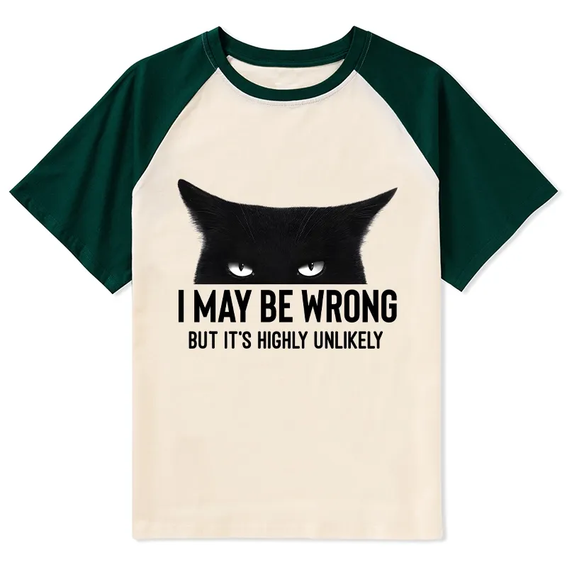 Tokyo-Tiger Cat Can Do No Wrong Raglan T-shirt