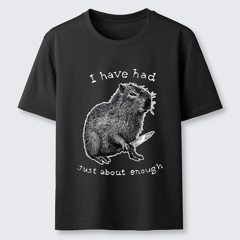 Tokyo-Tiger Capybara With A Knife Classic T-Shirt