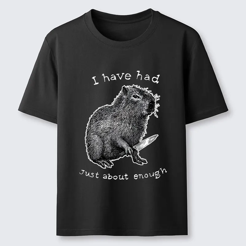 Tokyo-Tiger Capybara With A Knife Classic T-Shirt