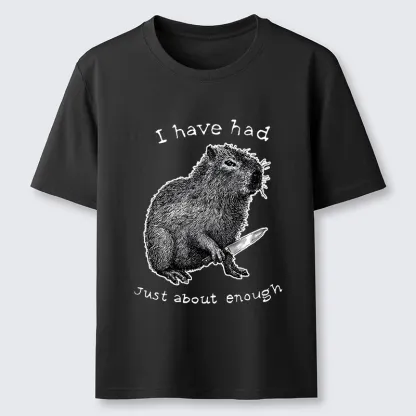 Tokyo-Tiger Capybara With A Knife Classic T-Shirt