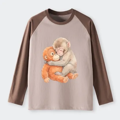 Tokyo-Tiger Poor Punch Raglan Long Sleeve T-shirt