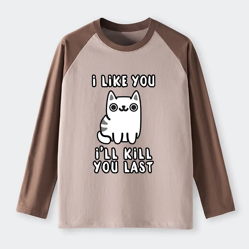 Tokyo-Tiger Cats And Humans Have A Love-hate Relationship Raglan Long Sleeve T-shirt Sale
